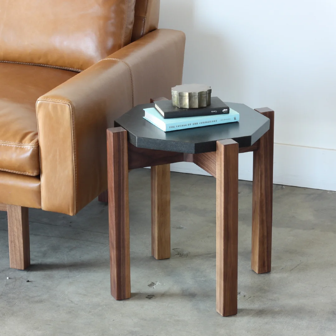 Octagon side table — Elliott Marks Furniture Maker
